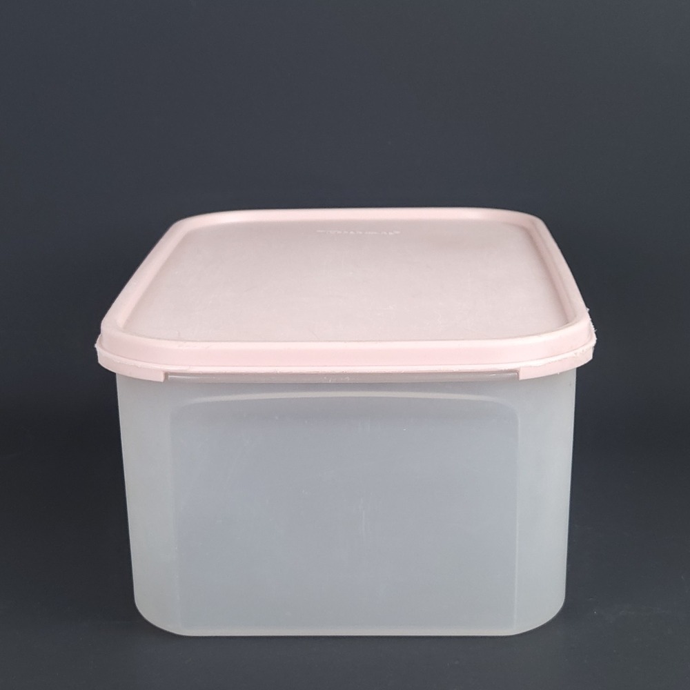 VTG Tupperware Modular Mates Container Rectangle 18C 2 Pink Lid Replacement